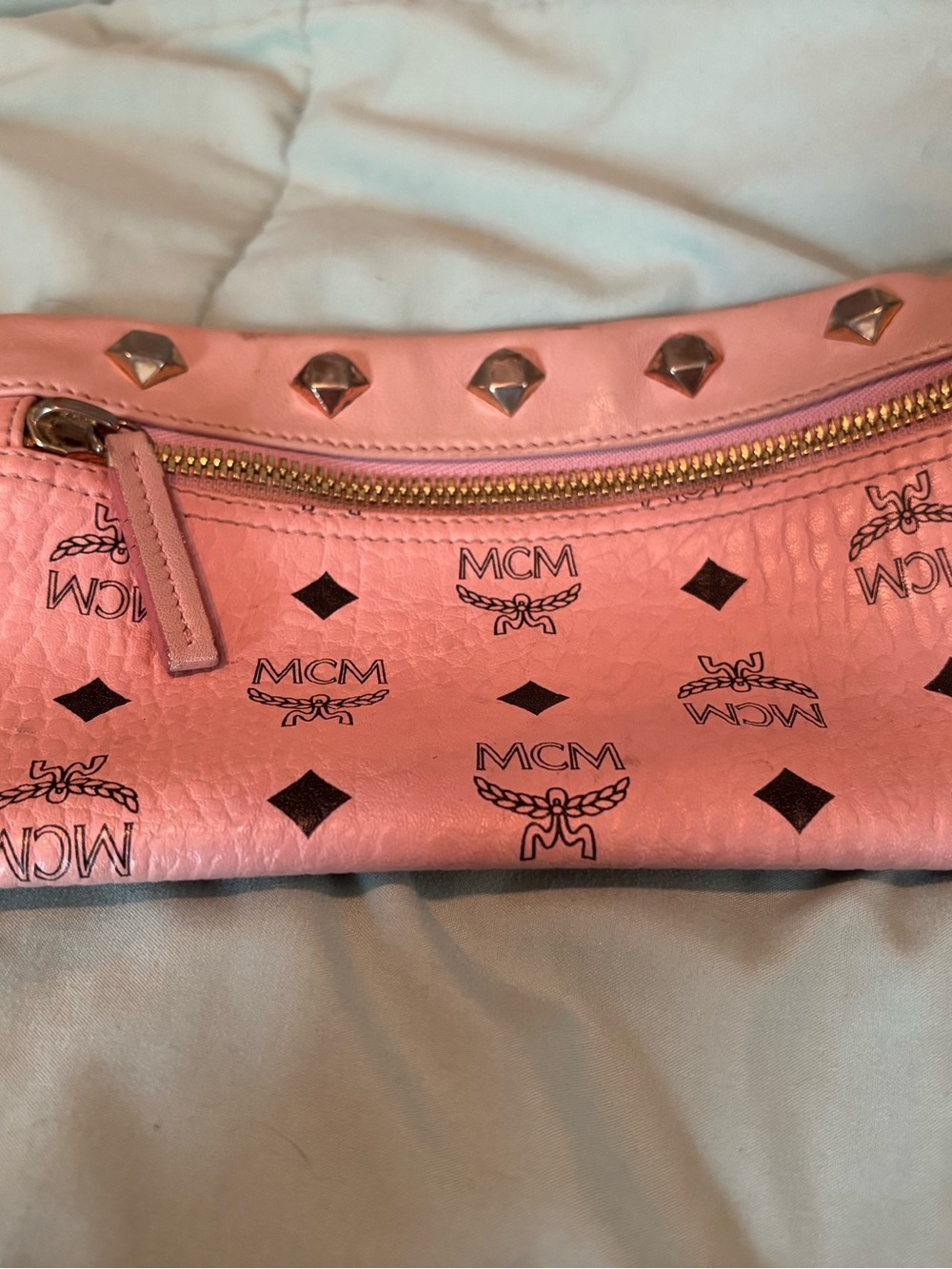 Authentic MCM Dual Stark Backpack in Soft Pink Visetos - Picture 14 of 15
